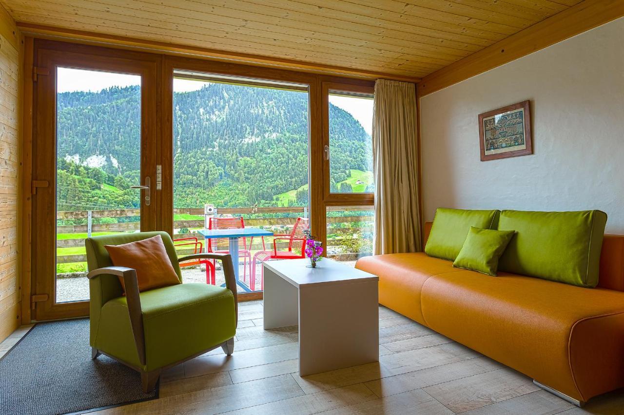 Studios Bellevue Charmey Habitación foto
